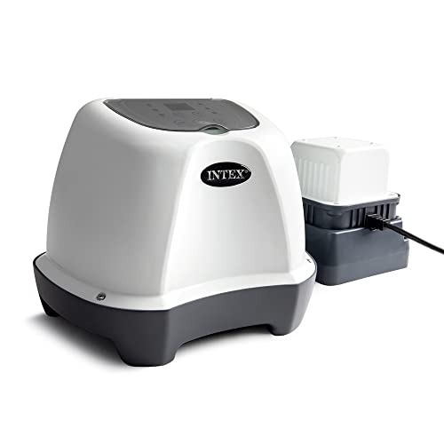 Intex 26664 - Generatore Salino di Cloro Krystal Clear, per Pompa Filtro 1136-3785 L/h, Produzione Cloro 4 g/h, per Piscine Piccole fino a 17413 L, Plastica, Bianco